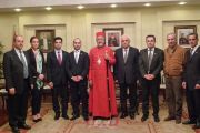 WCA & Member Federations meet with Syriac Orthodox Bishop Mor Filiksinus Yusuf Cetin & Board of Diocese in Istanbul, Turkey (30 January 2013)